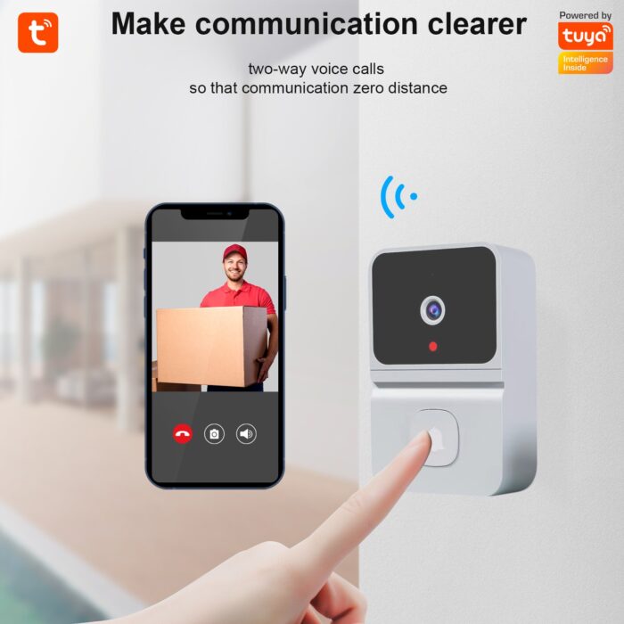 Smart Doorbell Camera, Talk to Visitors Live