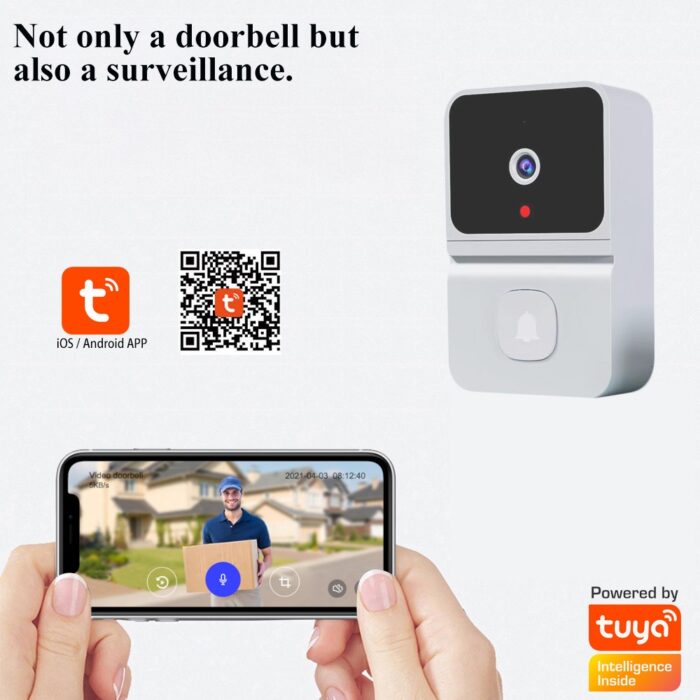 Smart Doorbell Camera, Talk to Visitors Live