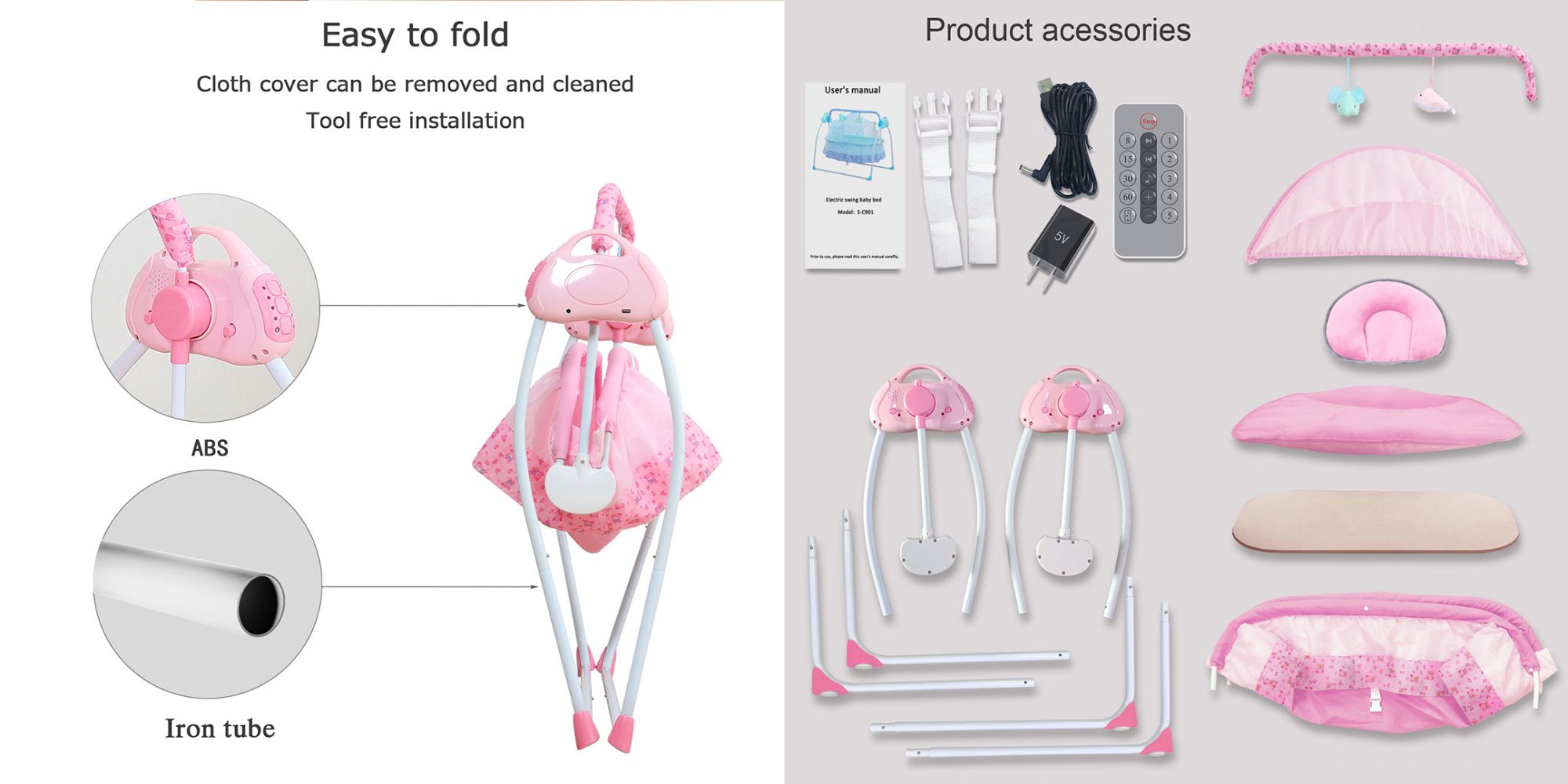 Cradle Pink Product Specifications