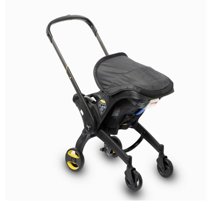 Baby Stroller with Baby Car Seat left side view 1