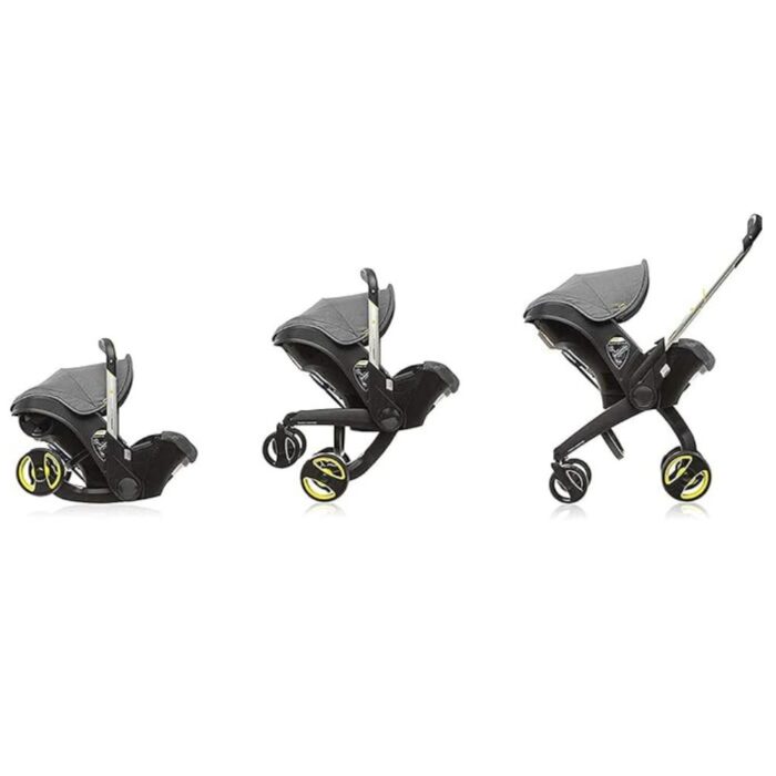 Baby Stroller with Baby Car Seat steps