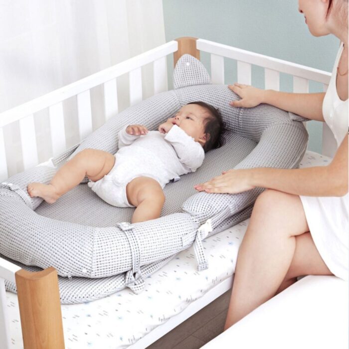 Soft Breathable Newborn Lounger Bed Baby Nest
